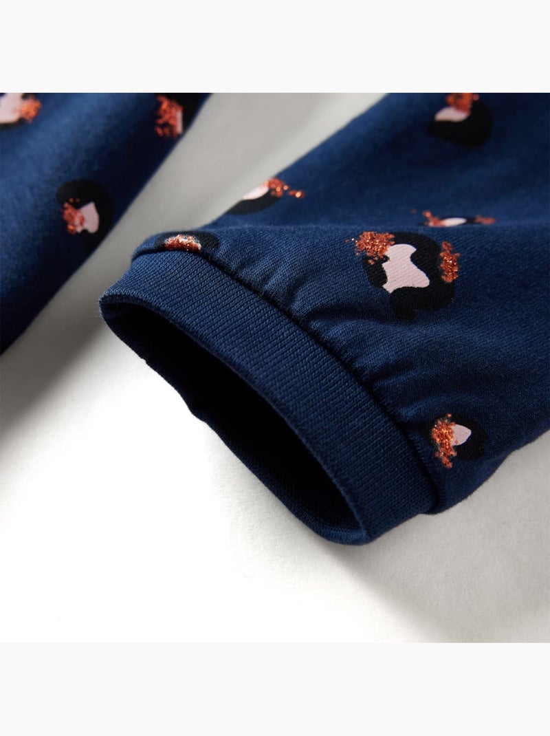 Robe Pour Enfants Coton - VidaXL Bleu - Kiabi