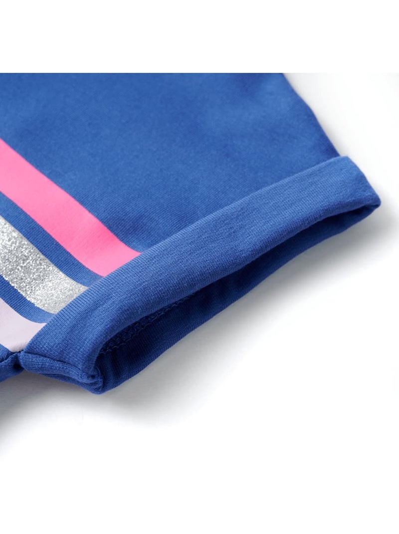 Robe Pour Enfants Coton - VidaXL Bleu - Kiabi