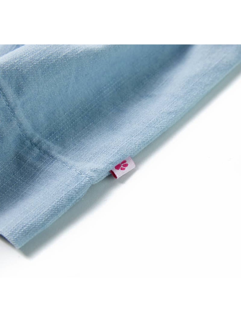 Robe Pour Enfants Coton - VidaXL Bleu - Kiabi