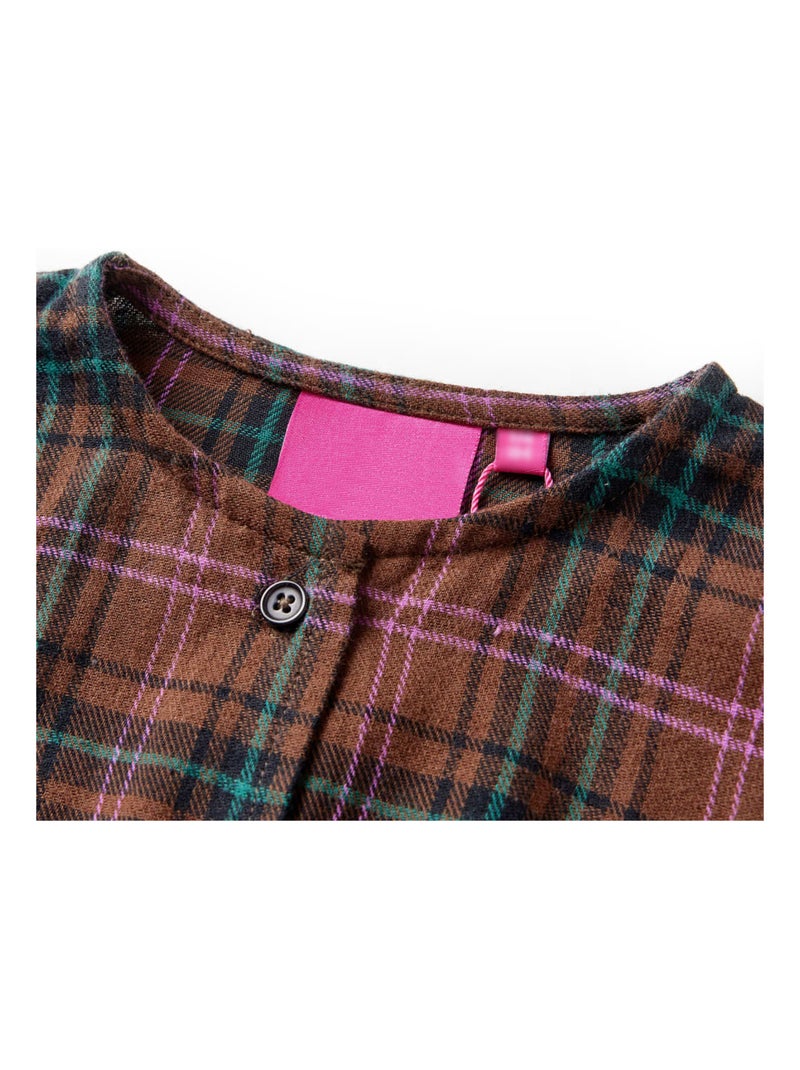 Robe Pour Enfants Coton - VidaXL Camel - Kiabi