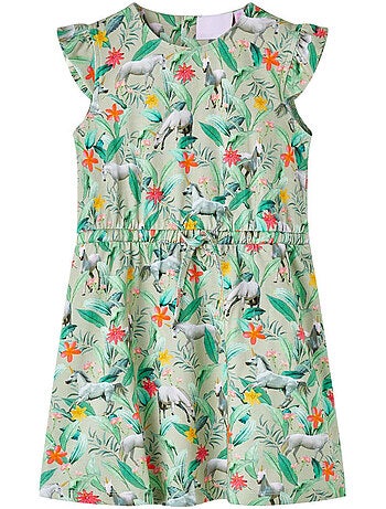 Robe Pour Enfants Coton - VidaXL
