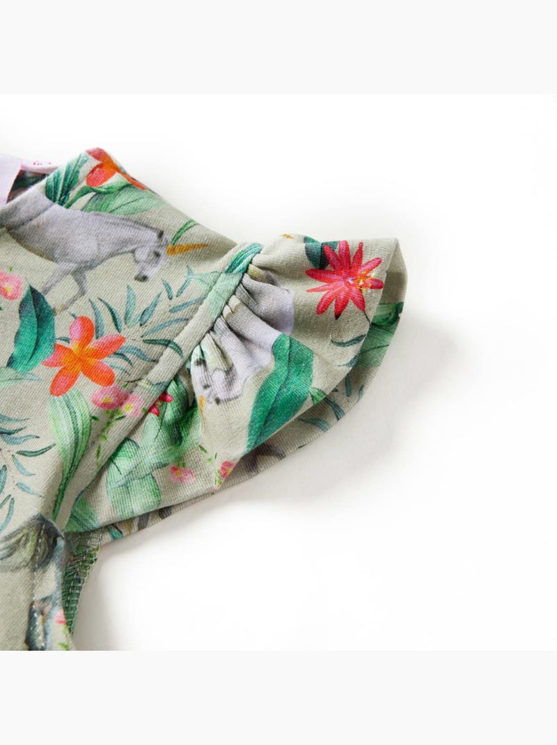 Robe Pour Enfants Coton - VidaXL Multicolore - Kiabi