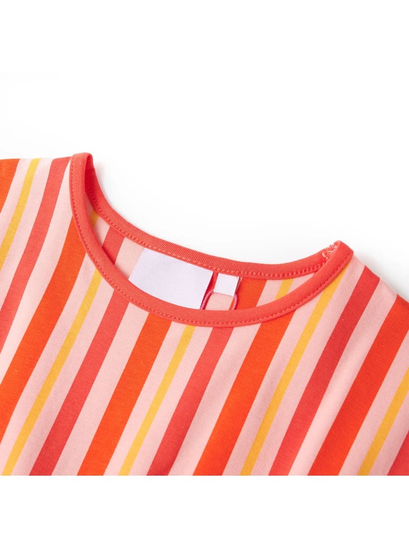 Robe Pour Enfants Coton - VidaXL Rose - Kiabi