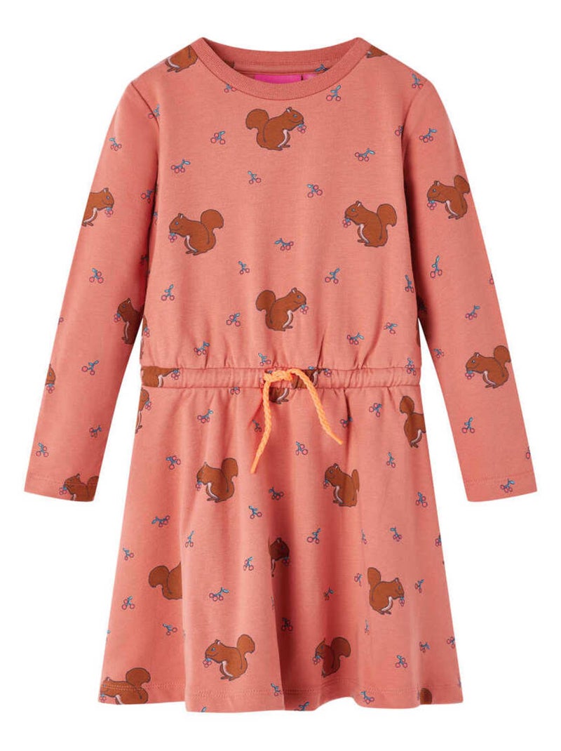 Robe Pour Enfants Coton - VidaXL Rose - Kiabi