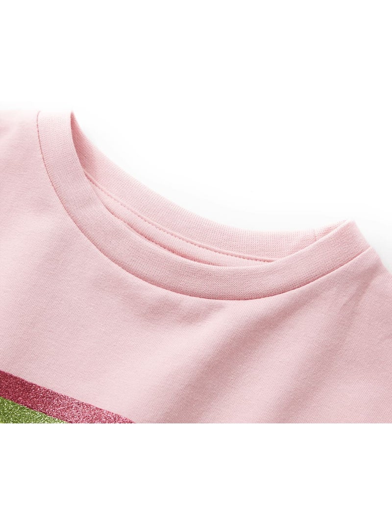 Robe Pour Enfants Coton - VidaXL Rose - Kiabi