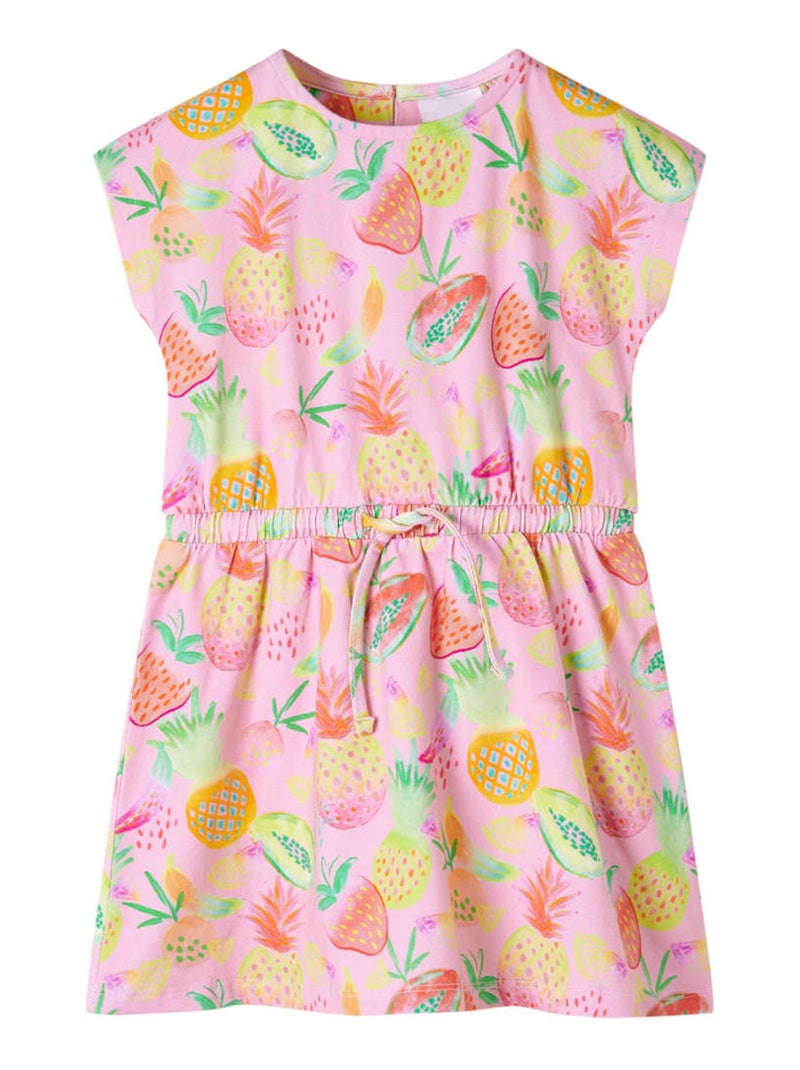 Robe Pour Enfants Coton - VidaXL Rose - Kiabi
