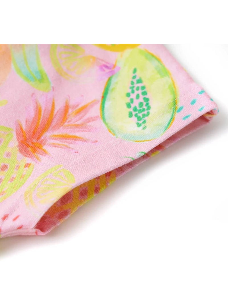 Robe Pour Enfants Coton - VidaXL Rose - Kiabi