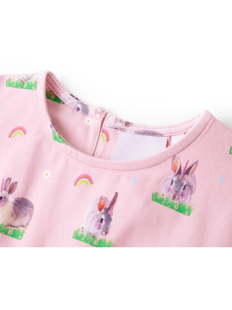 Robe Pour Enfants Coton - VidaXL Rose - Kiabi