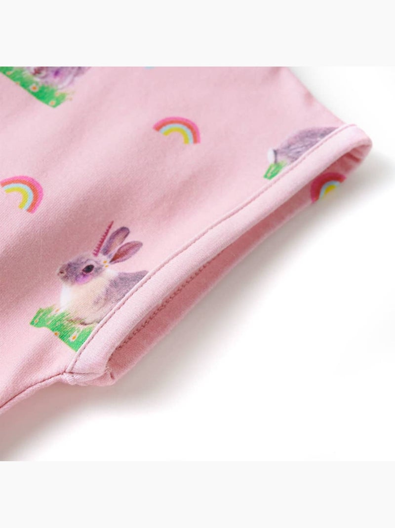 Robe Pour Enfants Coton - VidaXL Rose - Kiabi
