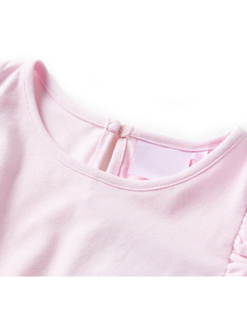 Robe Pour Enfants Coton - VidaXL Rose - Kiabi
