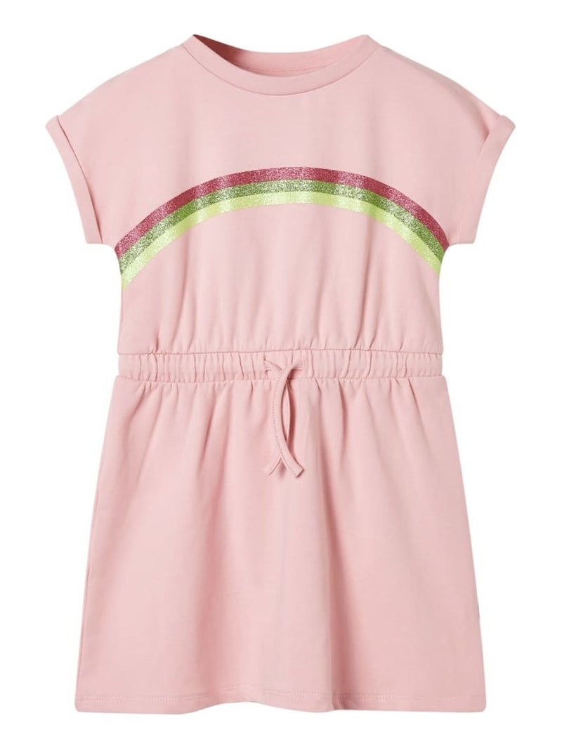 Robe Pour Enfants Coton - VidaXL Rose - Kiabi