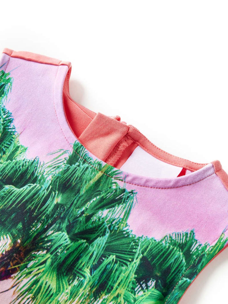 Robe Pour Enfants Coton - VidaXL Rose - Kiabi