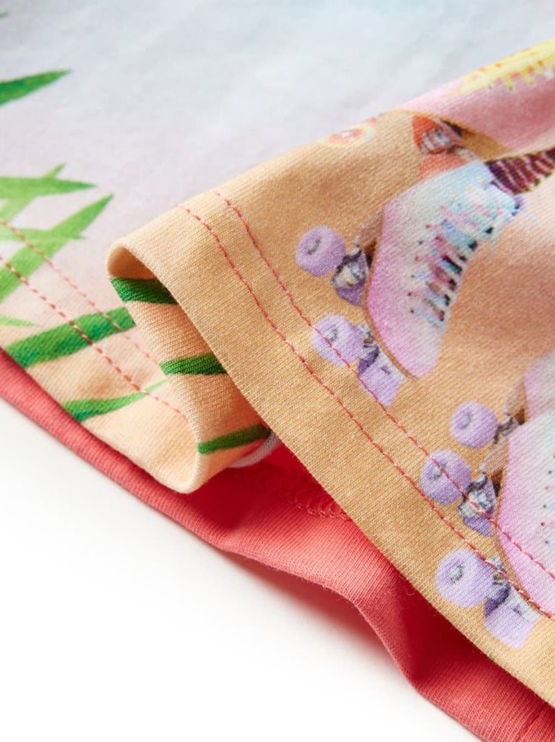 Robe Pour Enfants Coton - VidaXL Rose - Kiabi