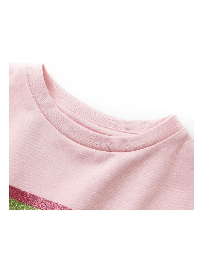 Robe Pour Enfants Coton - VidaXL Rose - Kiabi