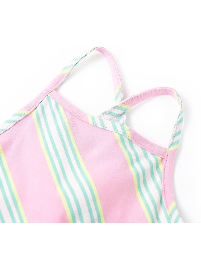 Robe Pour Enfants Coton - VidaXL Rose - Kiabi