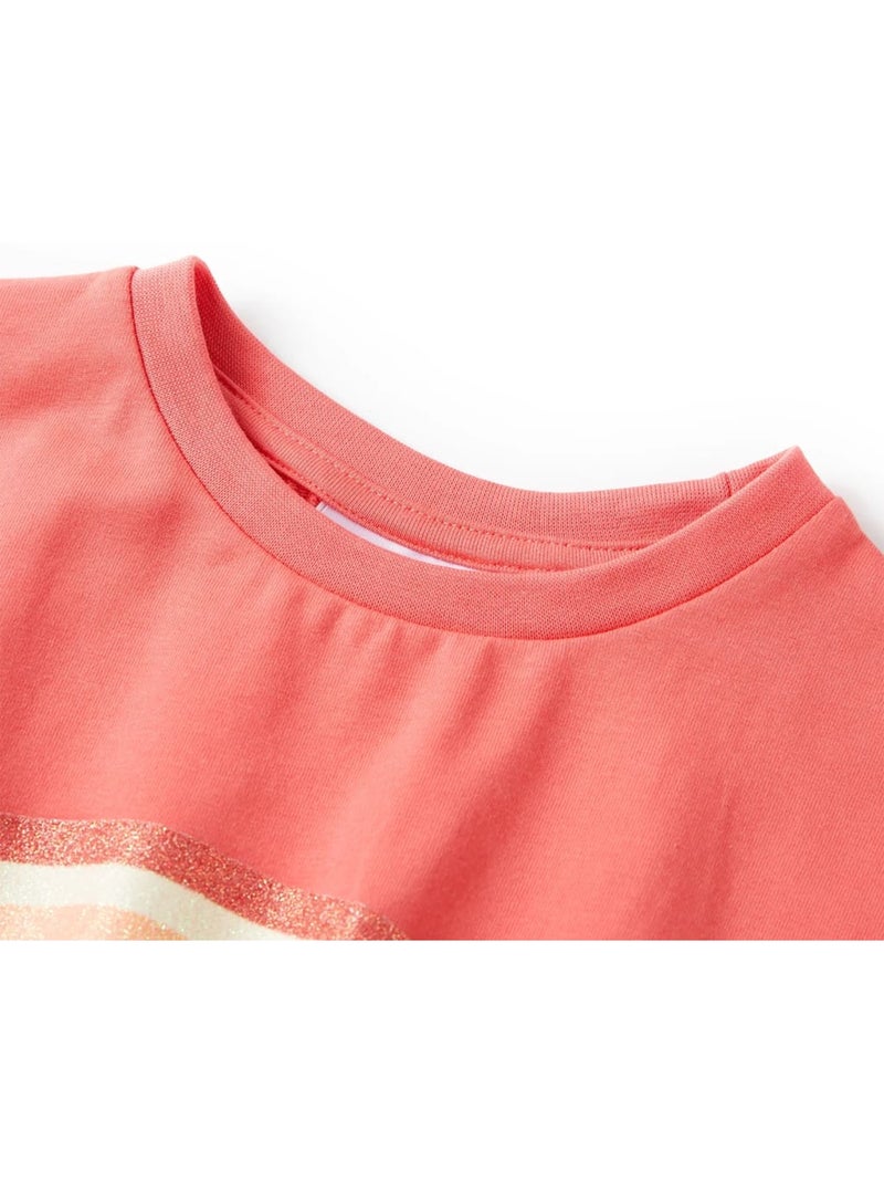 Robe Pour Enfants Coton - VidaXL Rouge - Kiabi