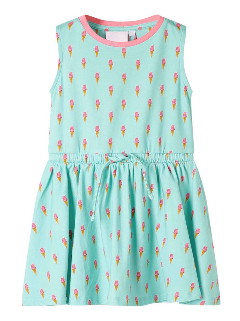 Robe Pour Enfants Coton - VidaXL Vert - Kiabi