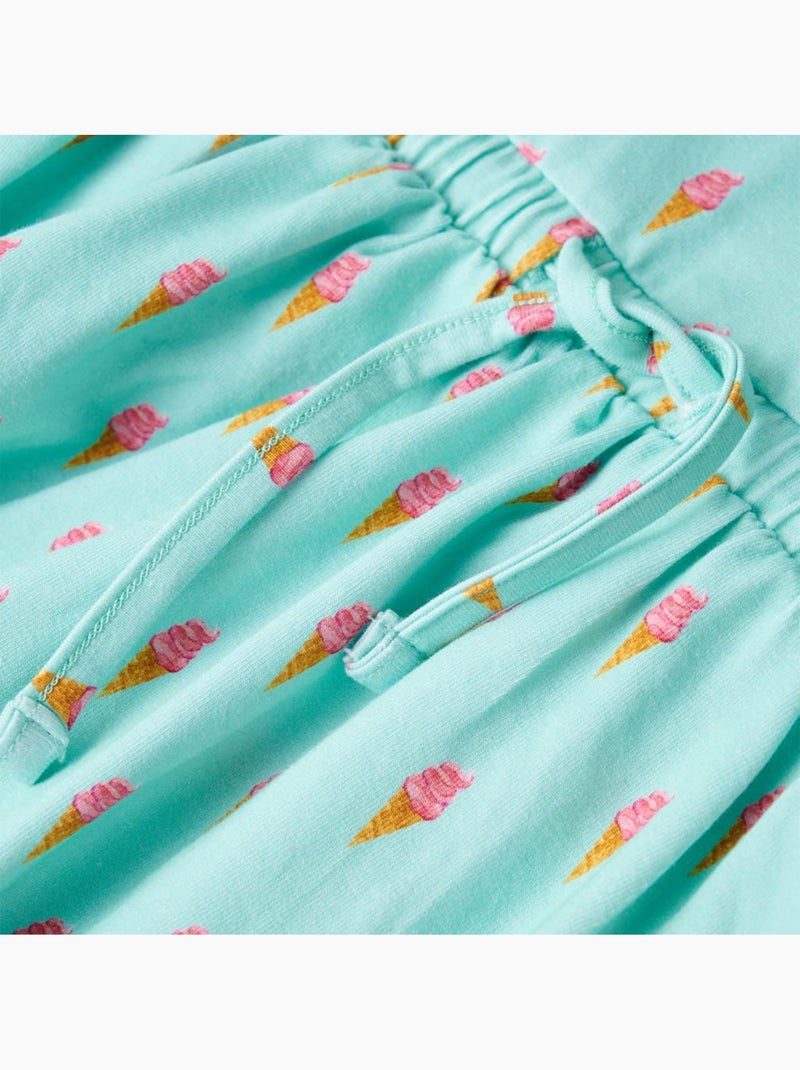 Robe Pour Enfants Coton - VidaXL Vert - Kiabi