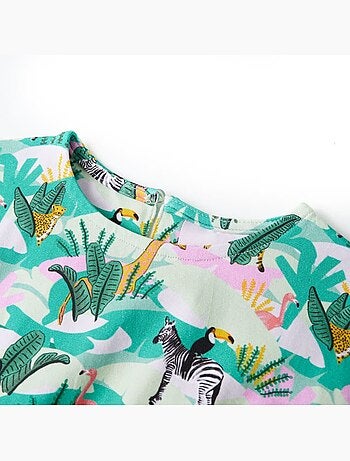 Robe Pour Enfants Coton - VidaXL