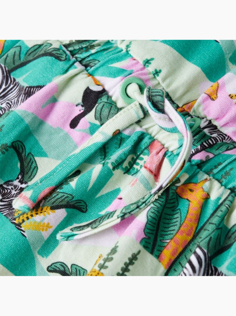 Robe Pour Enfants Coton - VidaXL Vert - Kiabi