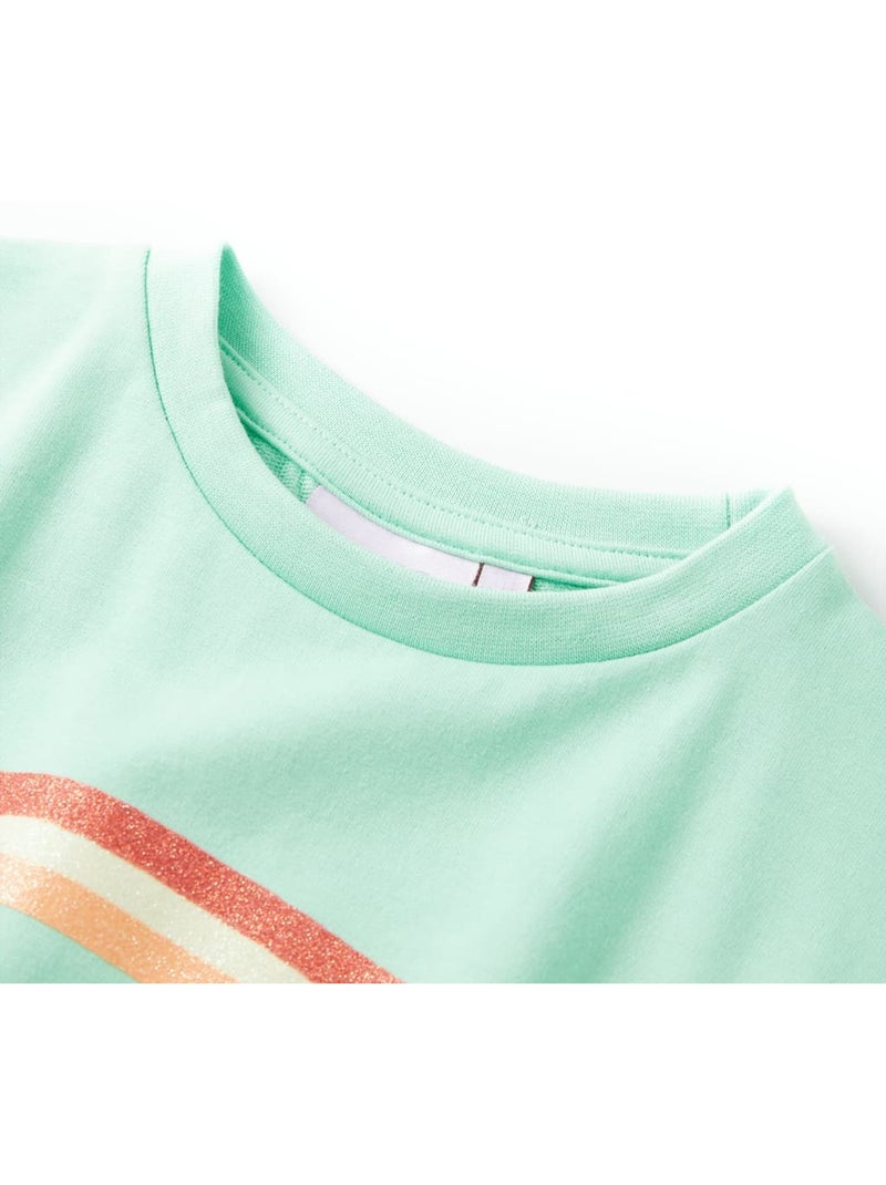 Robe Pour Enfants Coton - VidaXL Vert - Kiabi