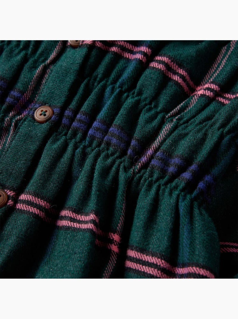 Robe Pour Enfants Coton - VidaXL Vert - Kiabi