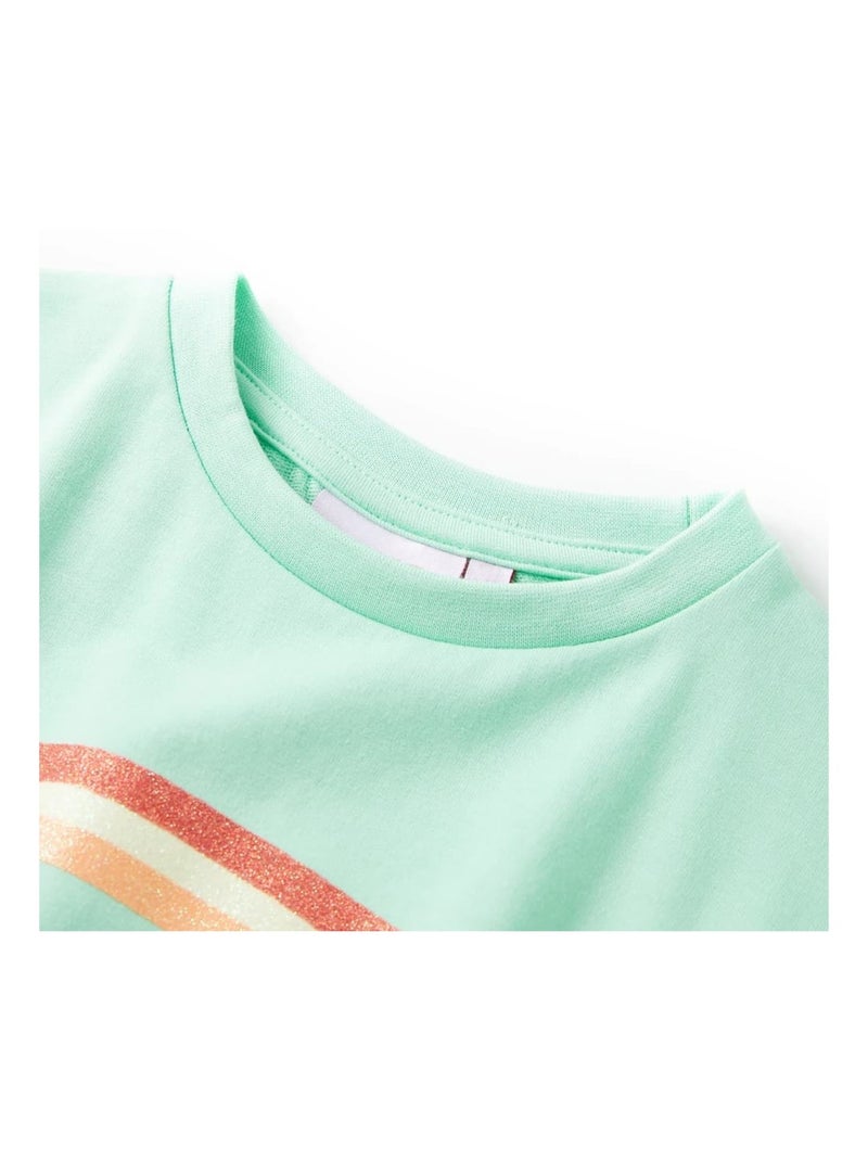 Robe Pour Enfants Coton - VidaXL Vert - Kiabi