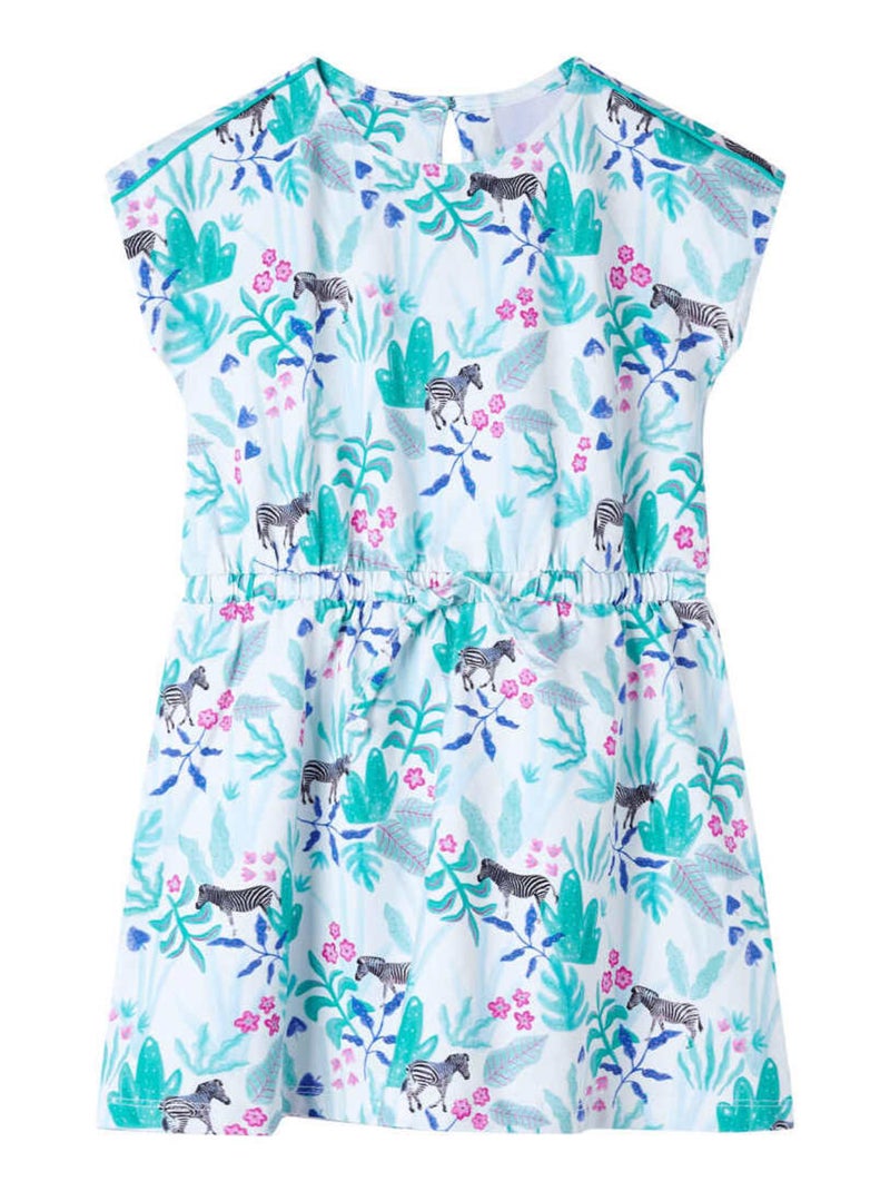 Robe Pour Enfants Coton - VidaXL Vert - Kiabi