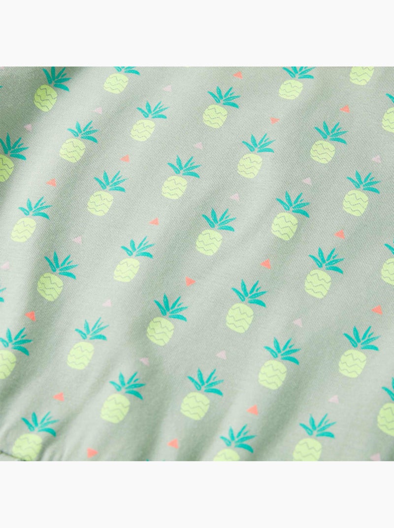 Robe Pour Enfants Coton - VidaXL Vert - Kiabi
