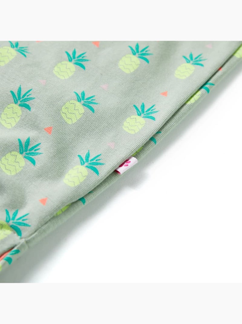 Robe Pour Enfants Coton - VidaXL Vert - Kiabi