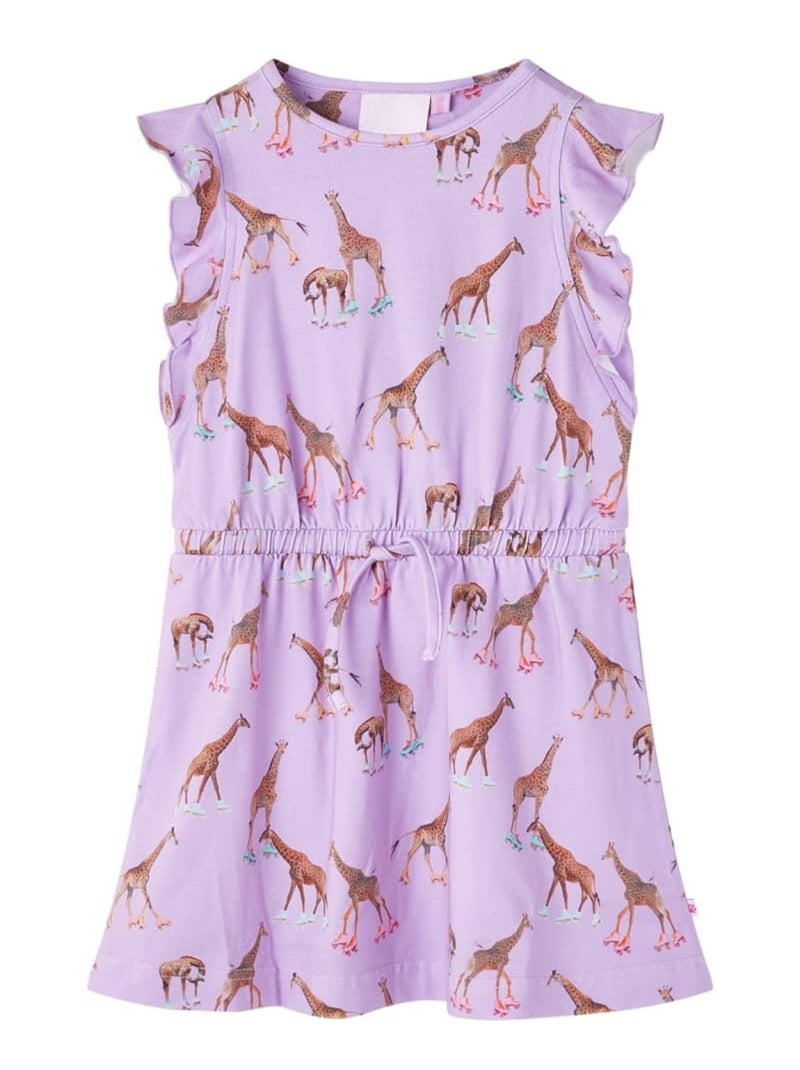 Robe Pour Enfants Coton - VidaXL Violet - Kiabi