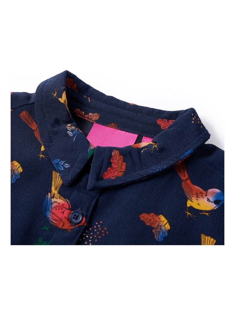 Robe Pour Enfants Polyester - VidaXL Bleu - Kiabi