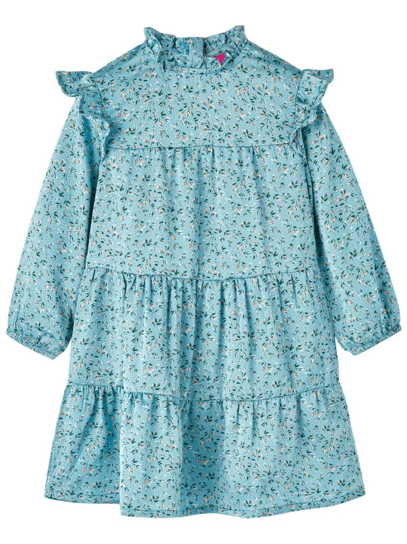 Robe Pour Enfants Polyester - VidaXL Bleu - Kiabi