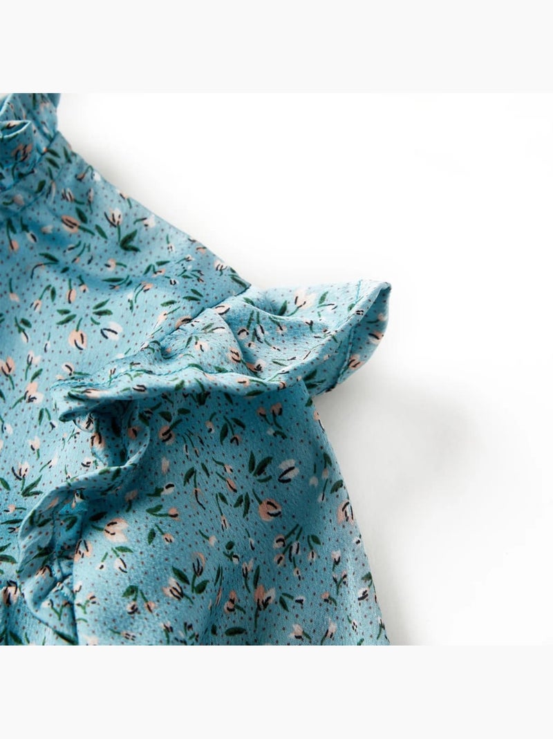 Robe Pour Enfants Polyester - VidaXL Bleu - Kiabi