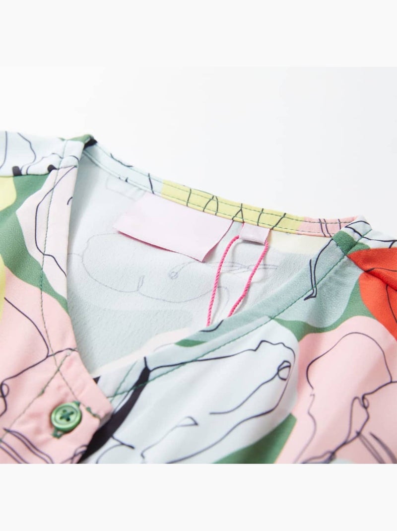 Robe Pour Enfants Polyester - VidaXL Vert - Kiabi
