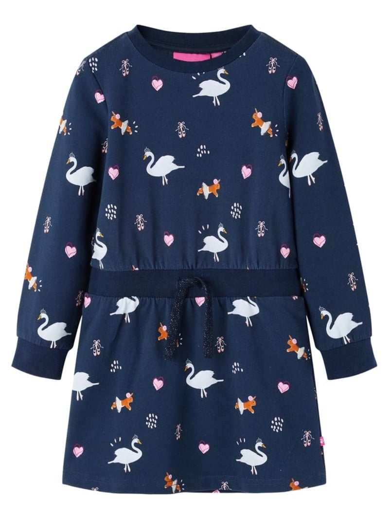 Robe Pour Enfants Tissu - VidaXL Bleu - Kiabi