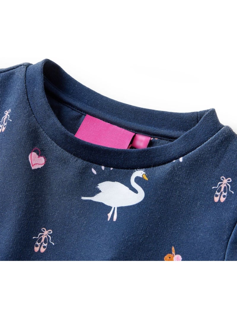 Robe Pour Enfants Tissu - VidaXL Bleu - Kiabi
