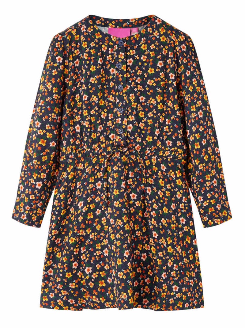 Robe Pour Enfants Tissu - VidaXL Bleu - Kiabi
