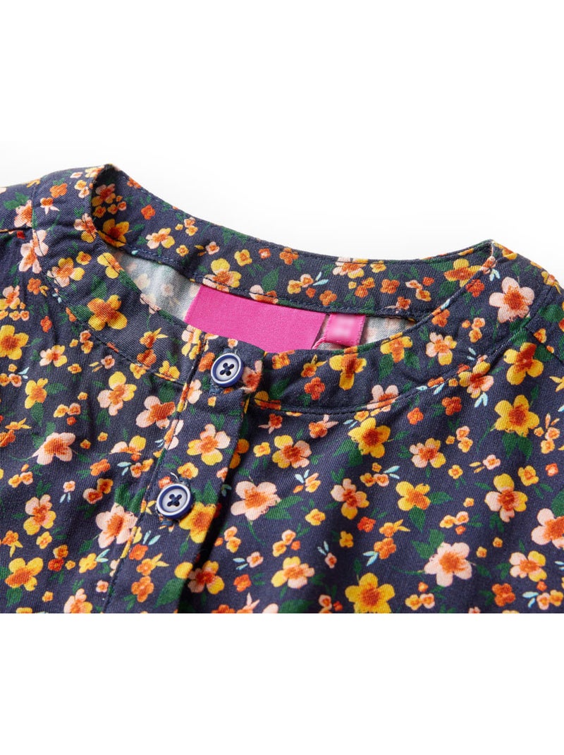 Robe Pour Enfants Tissu - VidaXL Bleu - Kiabi