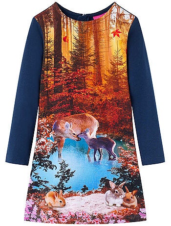 Robe Pour Enfants Tissu - VidaXL