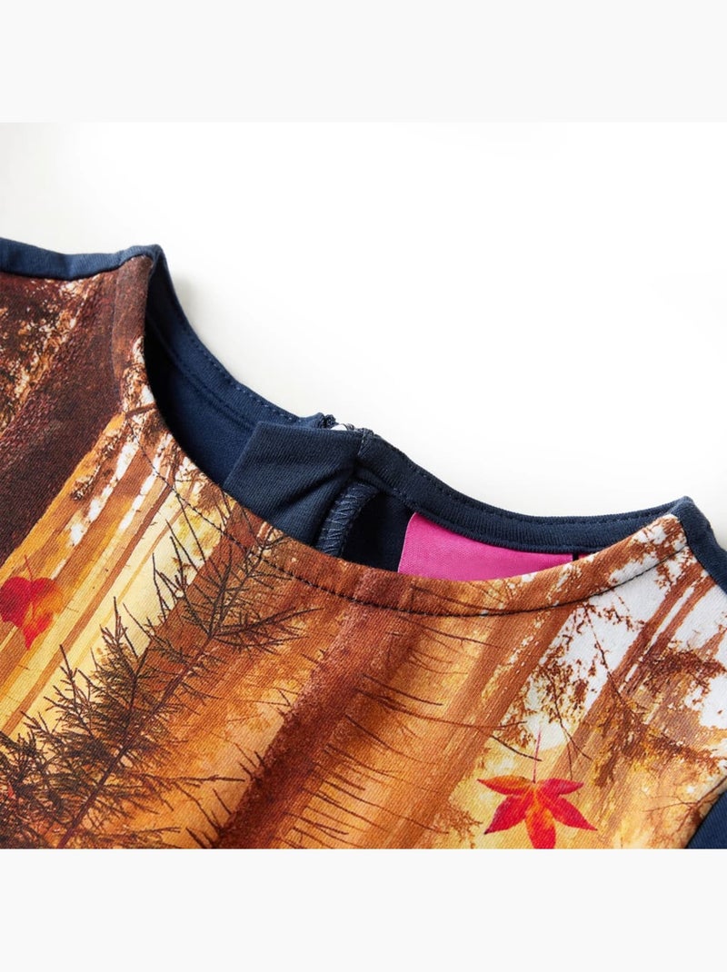 Robe Pour Enfants Tissu - VidaXL Bleu - Kiabi