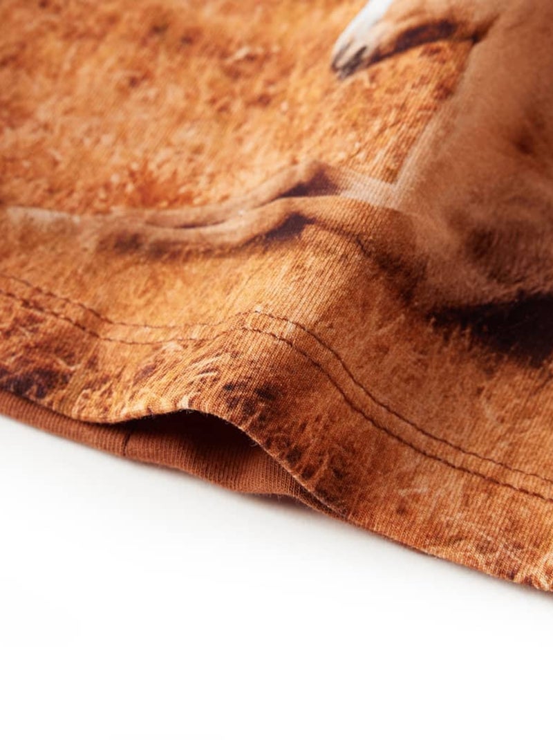 Robe Pour Enfants Tissu - VidaXL Camel - Kiabi