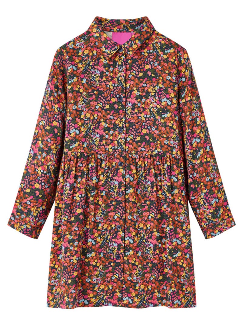Robe Pour Enfants Tissu - VidaXL Multicolore - Kiabi
