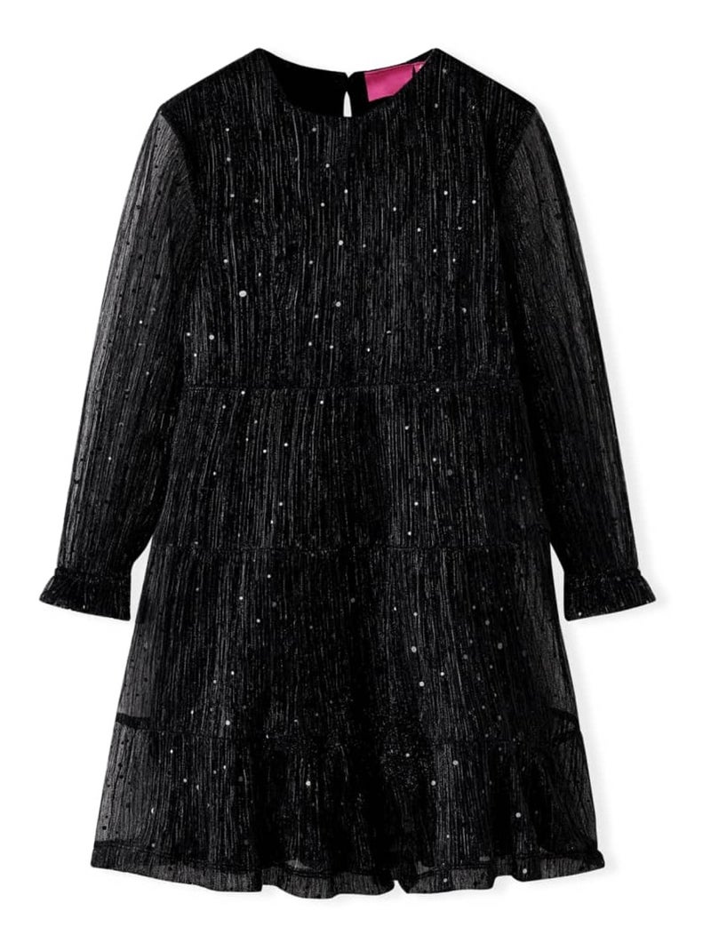Robe Pour Enfants Tissu - VidaXL Noir - Kiabi