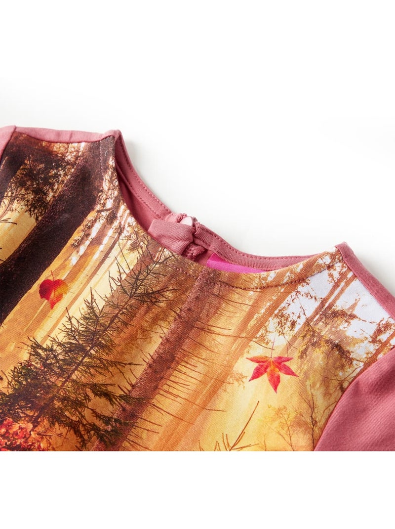Robe Pour Enfants Tissu - VidaXL Rose - Kiabi