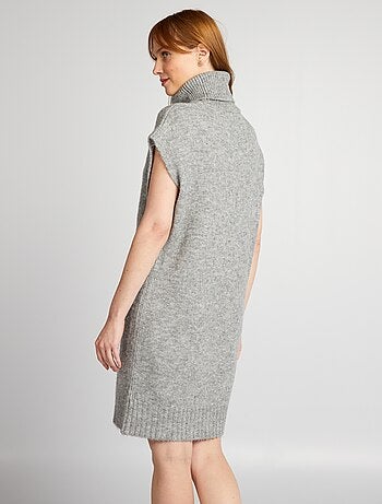 Sans Marque Pull Femme - pull robe - Sweatshirt - Gris à prix pas