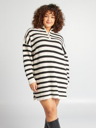 Robe pull avec col camionneur 'Only Carmakoma'