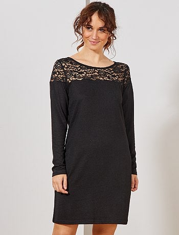 Robe pull avec dentelle 'JDY'