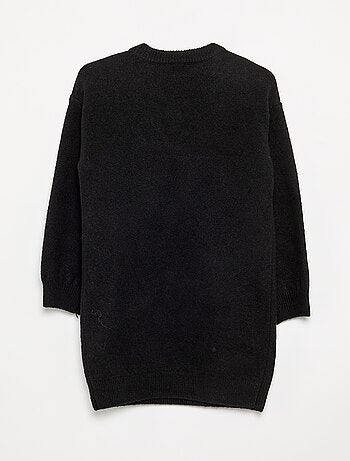 Robe pull avec grand nœud devant 'Noël'