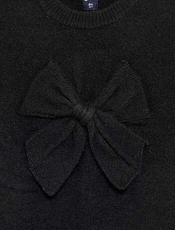 Robe pull avec grand nœud devant 'Noël'